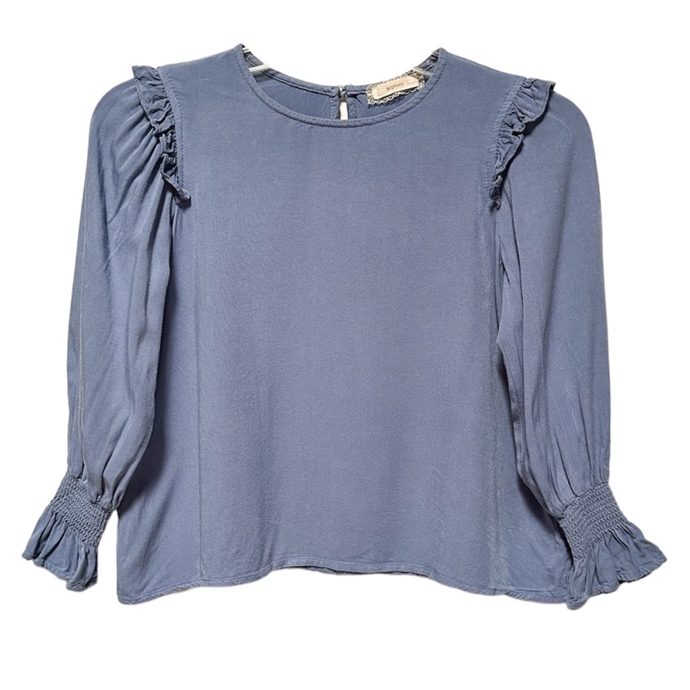 Soprano Ruffle Long Sleeve Girls Top - Picture 8 of 8